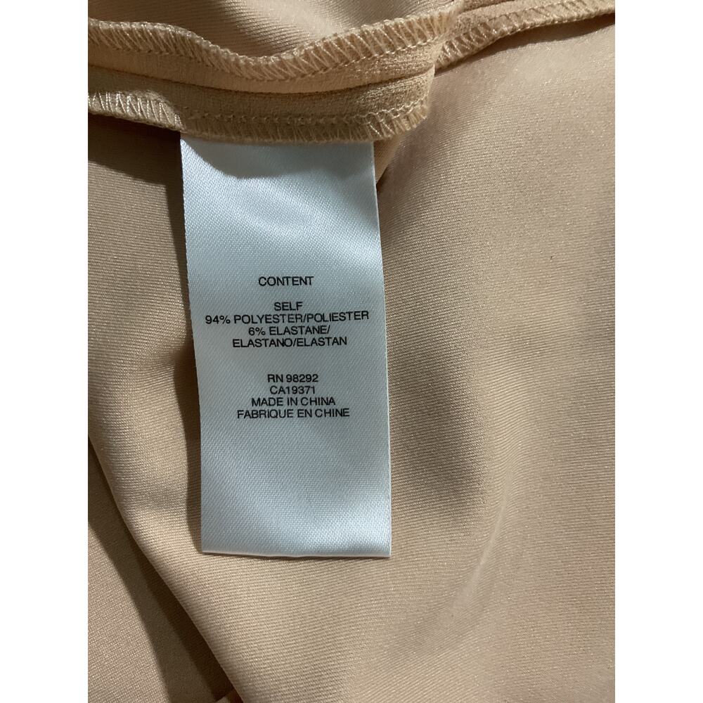 Tibi Structured Crepe Tan Polyester Sculpted Shou… - image 5